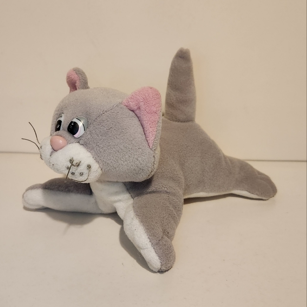 8” Vintage Tonka Grey Cat Pound Purries